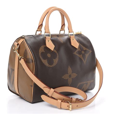 louis vuitton speedy giant monogram|Louis Vuitton 30 speedy bandouliere.